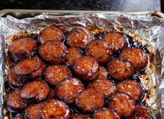 Candied Kielbasa Bites