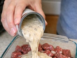 Baked Creamy Mushroom Beef