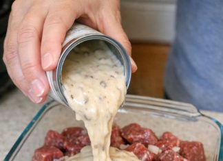 Baked Creamy Mushroom Beef