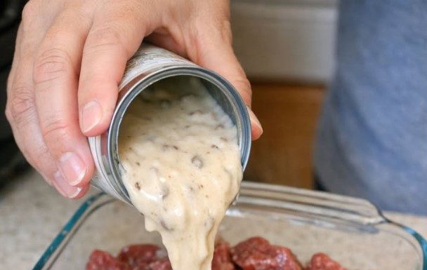 Baked Creamy Mushroom Beef