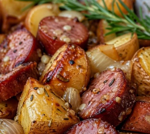 Oven Roasted Sausage and Potatoes