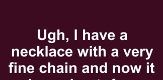 How to Untangle a Fine Necklace Chain Without Breaking It