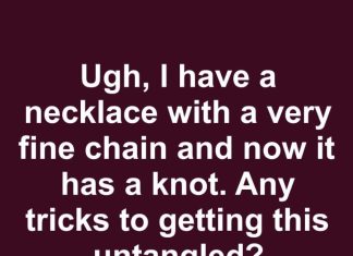 How to Untangle a Fine Necklace Chain Without Breaking It