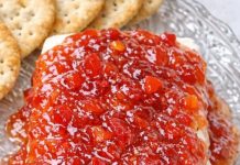 My neighbor brought this over and I almost ate the whole block myself. Takes just 3 ingredients to make.