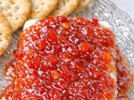 My neighbor brought this over and I almost ate the whole block myself. Takes just 3 ingredients to make.