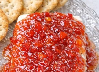 My neighbor brought this over and I almost ate the whole block myself. Takes just 3 ingredients to make.