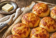 Cheddar cheese rolls