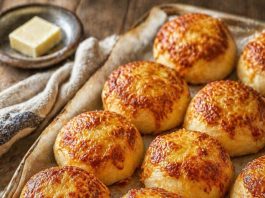 Cheddar cheese rolls
