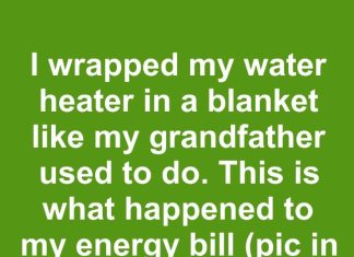 I wrapped my water heater in a blanket like my grandfather used to do. This is what happened to my energy bill