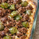 Oven-Baked 4-Ingredient Amish Beef and Bell Pepper Bake
