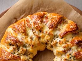 Creamy Chicken Swiss Crescent Ring