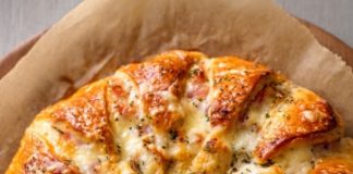 Creamy Chicken Swiss Crescent Ring