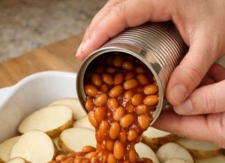 Amish Baked Bean Potato Casserole