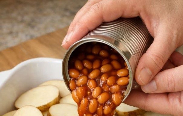 Amish Baked Bean Potato Casserole