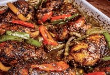 Oven Baked Honey Jerk Chicken