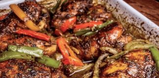 Oven Baked Honey Jerk Chicken