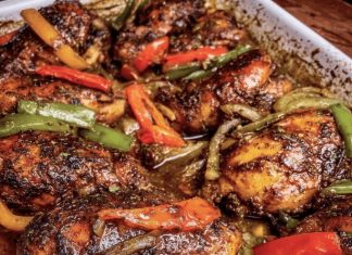 Oven Baked Honey Jerk Chicken