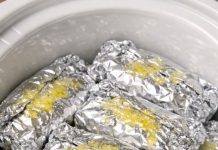 My sister showed me this trick and now I make it every spring. Just 4 ingredients stuffed into little foil bundles that cook up incredibly tender.
