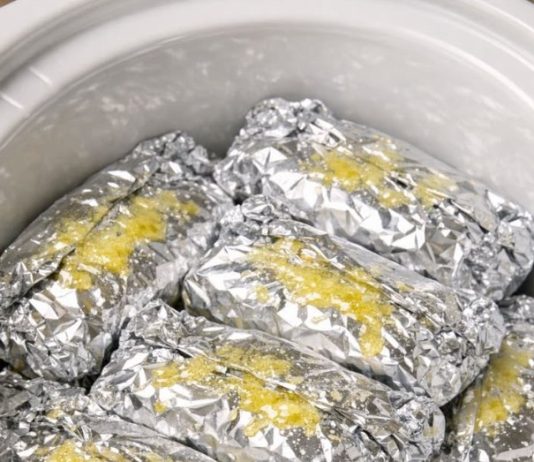 My sister showed me this trick and now I make it every spring. Just 4 ingredients stuffed into little foil bundles that cook up incredibly tender.