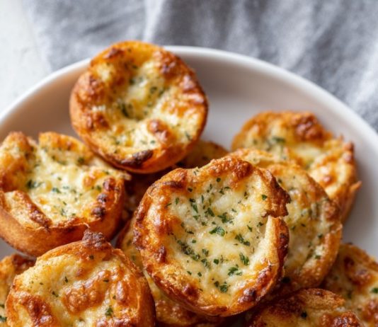 Sandwich Crust Garlic Rolls