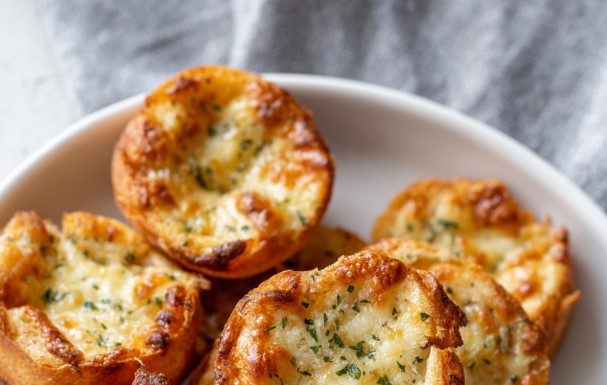 Sandwich Crust Garlic Rolls
