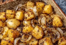 Oven-Baked Amish Roasted Potatoes and Onions