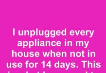I unplugged every appliance in my house when not in use for 14 days. This is what happened to my March bill