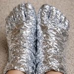Wrap your feet in aluminum foil & get this stunning change