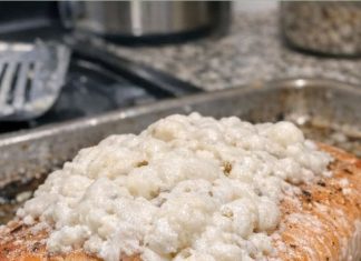 Cooked this salmon and weird white stuff exploded out of it. Are these worms?