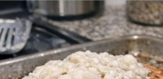 Cooked this salmon and weird white stuff exploded out of it. Are these worms?