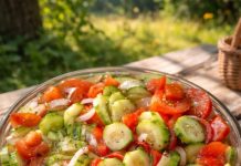 Fresh & Tangy Mixed Greens Salad – Easy Healthy Salad Recipe for a Quick Lunch or Light Dinner