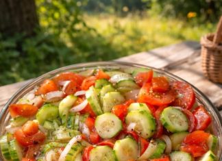 Fresh & Tangy Mixed Greens Salad – Easy Healthy Salad Recipe for a Quick Lunch or Light Dinner