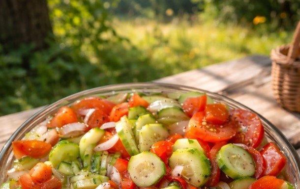 Fresh & Tangy Mixed Greens Salad – Easy Healthy Salad Recipe for a Quick Lunch or Light Dinner