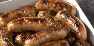 Oven-Baked Glazed Honey Garlic Sausages