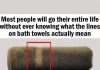 Here’s What The Lines On Bath Towels Actually Mean