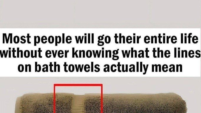 Here’s What The Lines On Bath Towels Actually Mean