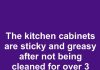How to Clean Sticky and Greasy Kitchen Cabinets After Years of Buildup