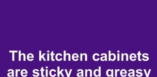 How to Clean Sticky and Greasy Kitchen Cabinets After Years of Buildup