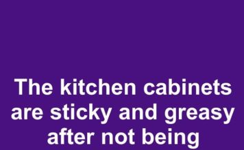 How to Clean Sticky and Greasy Kitchen Cabinets After Years of Buildup