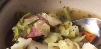 Cabbage, Sausage, and Potato Soup
