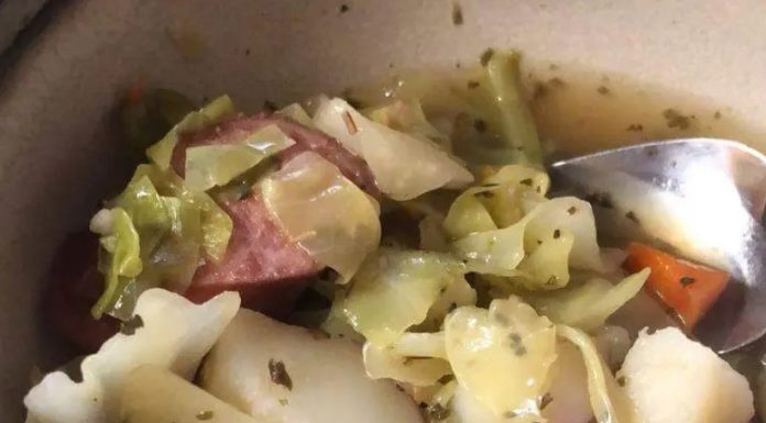 Cabbage, Sausage, and Potato Soup