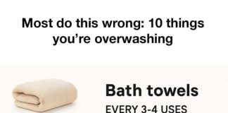 Most do this wrong: 10 things you’re over-washing