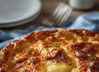 Crustless Ham And Cheese Quiche