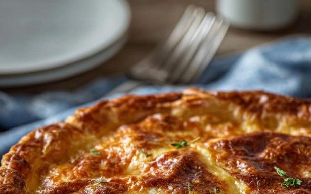 Crustless Ham And Cheese Quiche