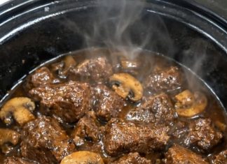 My grandmother made this every Sunday after church. The meat falls apart with just a fork and that gravy is absolutely divine