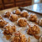 No-Bake Coconut Pecan Praline Cookies