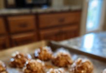 No-Bake Coconut Pecan Praline Cookies