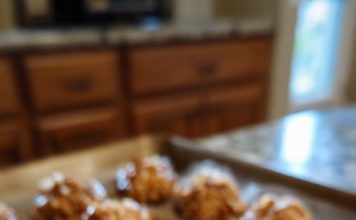 No-Bake Coconut Pecan Praline Cookies
