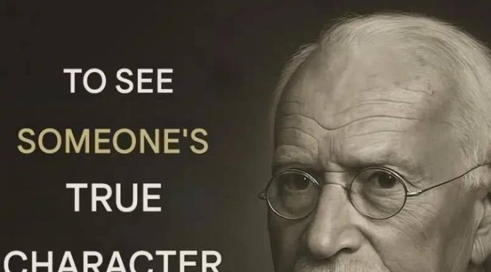 To see someone’s true character, look at just these 2 things