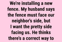 Which Side of the Fence Must Face the Neighbor?